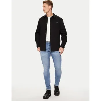 Pánská košile Calvin Klein Jeans Košile J30J327585 Černá Slim Fit XXL