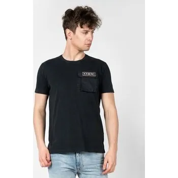 Pánské tričko Iceberg T-Shirt F0296317 Černá Regular Fit M