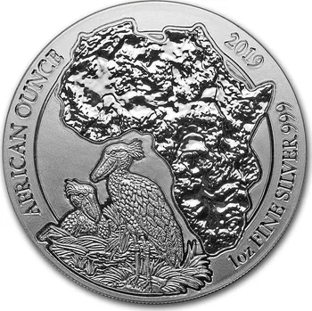 BH Mayer Kunstprageanstalt GmbH Člunozobec africký Rwanda 1 Oz 2019