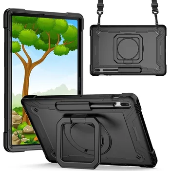 Pouzdro na tablet Outdoorový Kryt Na Samsung Galaxy Tab S7 Fe/ S8 Plus Možnosti: Černo-Černá