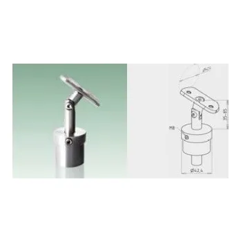 JAP Nerezový Krček madla pro schody úhlově a výškově nastavitelný AISI 304