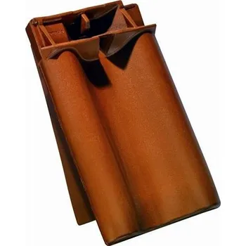 pálená krytina TONDACH SENSATON 11 (Samba 11) Taška podhřebenová ukončovací levá grafen engoba