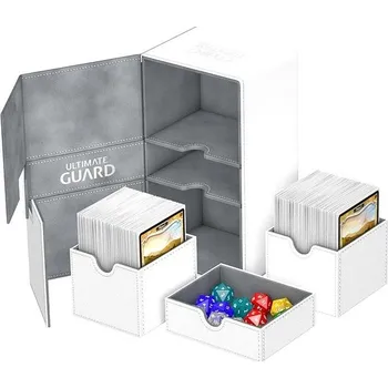 Příslušenství ke karetním hrám Ultimate Guard - Twin Flip 'n' Tray krabička 200+ (White)