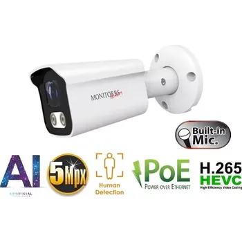 IP kamera Monitorrs Security AI IP kamera 5Mpix WTube vestavný mikrofon (6372A) (Monitorrs Security)