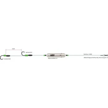 Termokamera MADCAT Adjusta Profi River Rig "Worm & Squid" M 40g 180cm