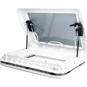 Příslušenství ke karavanu Střešní okno CARBEST Panorama 702x502 mm, s LED, bez ventilátoru, s větráním