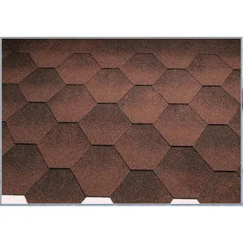 Střešní krytina KATEPAL šindel JAZZY Červená (Red), cena za m2