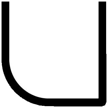 Nástěnné svítidlo ARTEMIDE Alphabet of Light - malé písmeno u - ARTEMIDE AR 1202U00A