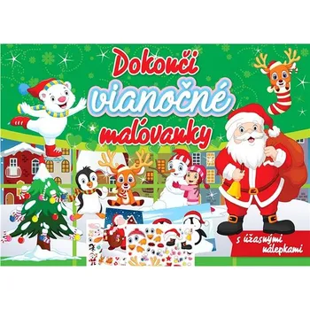 omalovánky Dokonči vianočné maľovanky
