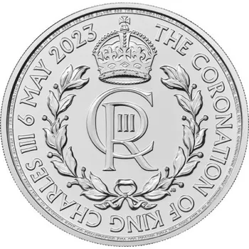 Royal Mint Stříbrná mince Korunovace Karla III (Charles III) 2023 Velká Britanie 1 Oz