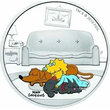 Stříbrná mince Maggie Simpson 1 oz The Simpsons Perth Mint 2019 Ag 999,9 | Proof