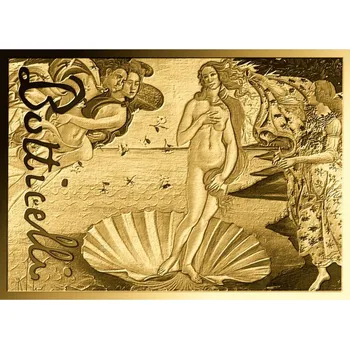 Zlatý slitek 999/1000 Botticelli Narození Venuše