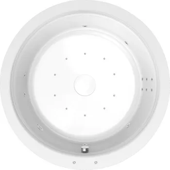 Vana Oblo Hydro-Air hydromasážní vana, 165x48 cm, bílá 72840HA