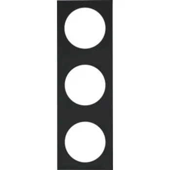 Příslušenství ke karavanu Trojitý rámeček Berker INTEGRO Pure, černý matný