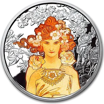 Sběratelství Silver Shield Mince 1 oz Mucha (růžová)