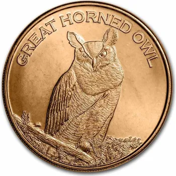 Silver Shield Mince - 1 oz Měděná - sova velká