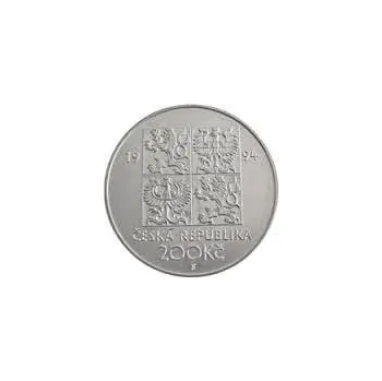 Stříbrná mince 200 Kč Ochrana a tvorba životního prostředí 1994 Standard