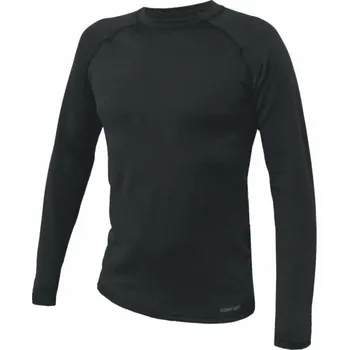 Pánské tričko s obsahem vlny, dl.rukáv KINOJ 901 tm.modrá 3XL