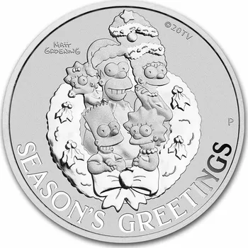 Perth Mint Mince The Simpsons: Season's Greetings 1 oz