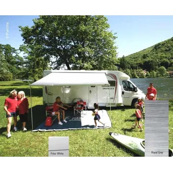 Markýza Markýza FIAMMA F45 S (398x250cm), bílý kryt, šedá plachta