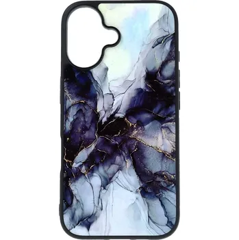 Pouzdro na mobilní telefon Kryt iPhone 16 pevný Smoky Blue (obal neboli pouzdro na iPhone 16)