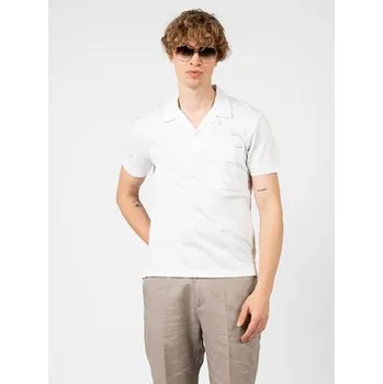 Pánská košile Antony Morato Polokošile MMKS02130-FA100083 Bílá Regular Fit XXL