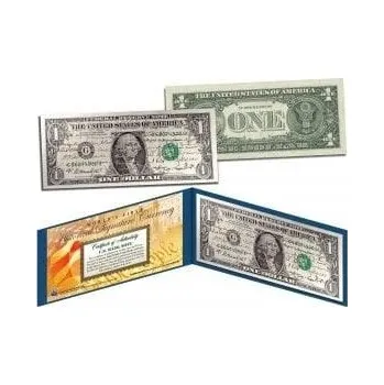 VŠECH 44 ZLATÝCH PODPISŮ AMERICKÝCH PREZIDENTŮ – Oficiální zákonné platidlo v hodnotě 1 USD