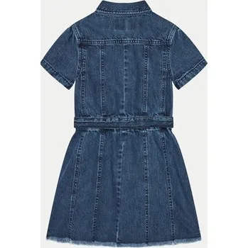 Dámské oblečení Guess Každodenní šaty J5RK33 D4EU0 Tmavomodrá Regular Fit 16Y