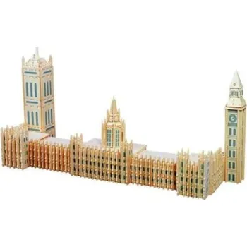 3D puzzle Wooden Toy / Wck WOODEN TOY , WCK 3D puzzle Big Ben barevný 3158