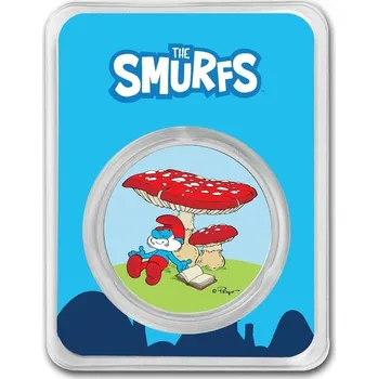 9Fine Mint Šmoulové Papa Šmoula TEP $2 Niue 2023