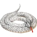 Mamido Plyšový had 300 cm šedý