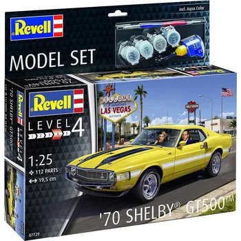 Plastikový model ModelSet auto 67729 - 70 Shelby Mustang GT500 (1:25)