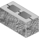 DITON Plotová tvarovka PT D1 třístranná přírodní