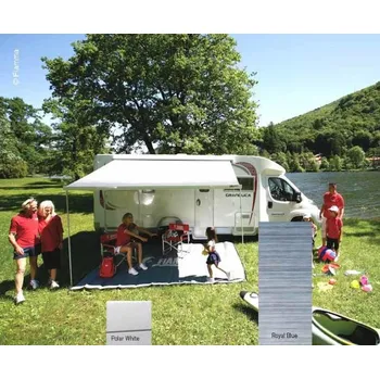 Markýza Markýza FIAMMA F45 S (308x250cm), bílý kryt, modrá plachta