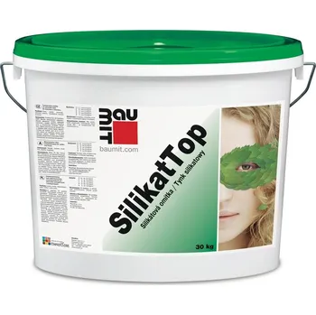Omítka BAUMIT SilikatTop rýhovaná struktura 2mm 25kg