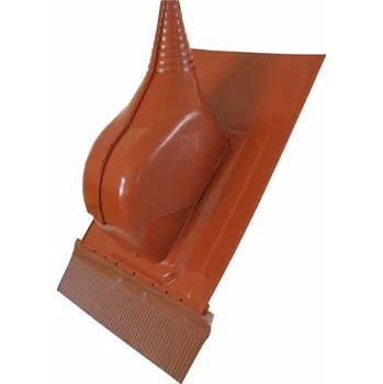 ERGO Anténní komplet UNIVERZÁLNÍ pro pálené i betonové krytiny - červená engoba