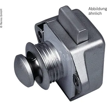 Příslušenství ke karavanu Zamykací systém Push Lock Mini kulatý pro skříně a šuplíky 50 ks bílá