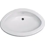 Umyvadlo oválné maxi bílé