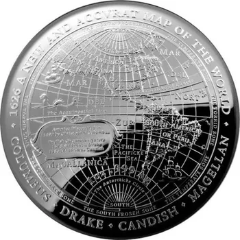 Sběratelství The Perth Mint Australia Nová mapa světa z roku 1626 31,10 g