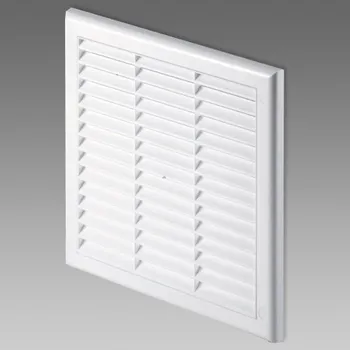 Stavební výplň DEN BRAVEN Mřížka větrací s rámem a síťovinou 150x220 bílá VE1084