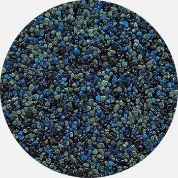 Kamenný koberec DEN BRAVEN Tekutá podlaha - kamenivo černá-modrá-zelená bal 15,91kg