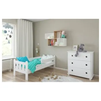 Dětská postýlka Postel Silvia 70/160 cm - bílá