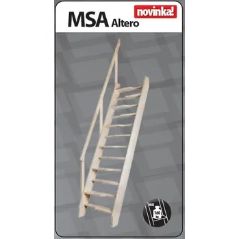 Schodiště FAKRO Mlynářské schody MSA Altero