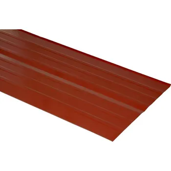 HPI Pás úžlabí hliník lakovaný podélně profilovaný 2000/500mm červený+6ks příchytek zdarma