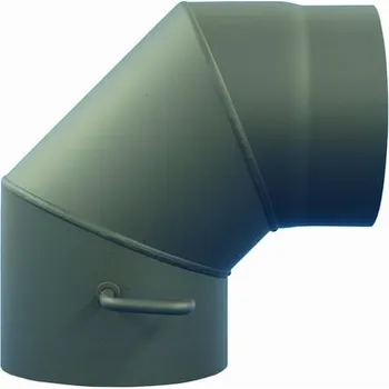 Kouřovod Koleno kouřové pr. 200 / 90 st. s klapkou