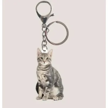 Přívěsek na klíče s kočkou