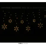 Guirma Svítící vánoční závěs s vločkami 2 m x 0,7 m