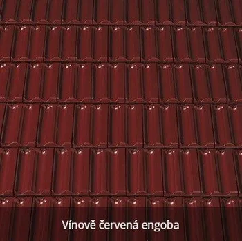 pálená krytina CREATON Ratio Taška základní 1/1 "NUANCE" vínově červená engoba