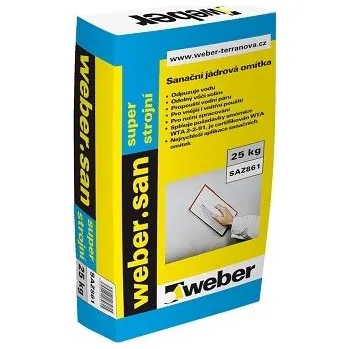 Omítka WEBER webersan super - sanační jádrová omítka strojní 20 kg