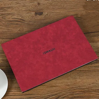 Pouzdro na tablet Luxusní Kožený Kryt Pro Huawei Matebook Barva: Červená, Varianta: Matebook D14